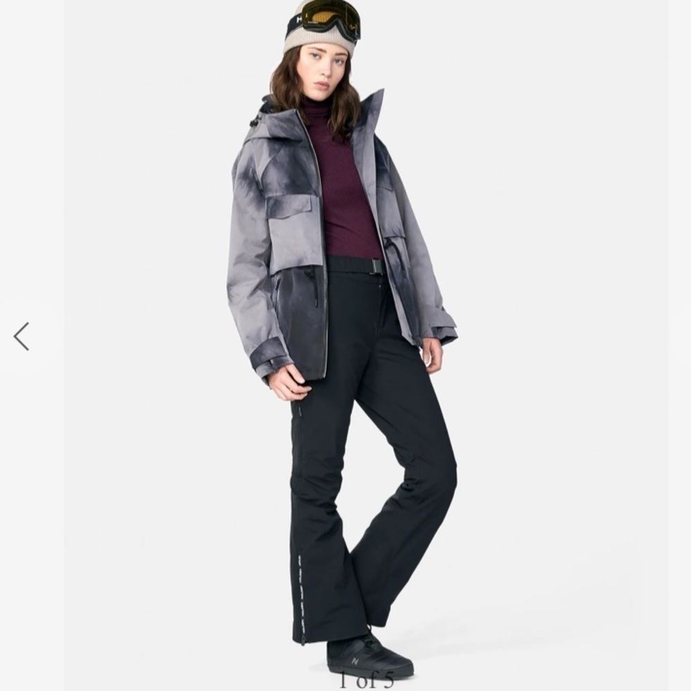 Holden super skinny black corded texture alpine pants M